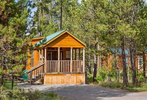 Bend-Sunriver Camping Resort Studio Cabin 6 Ngoại thất bức ảnh
